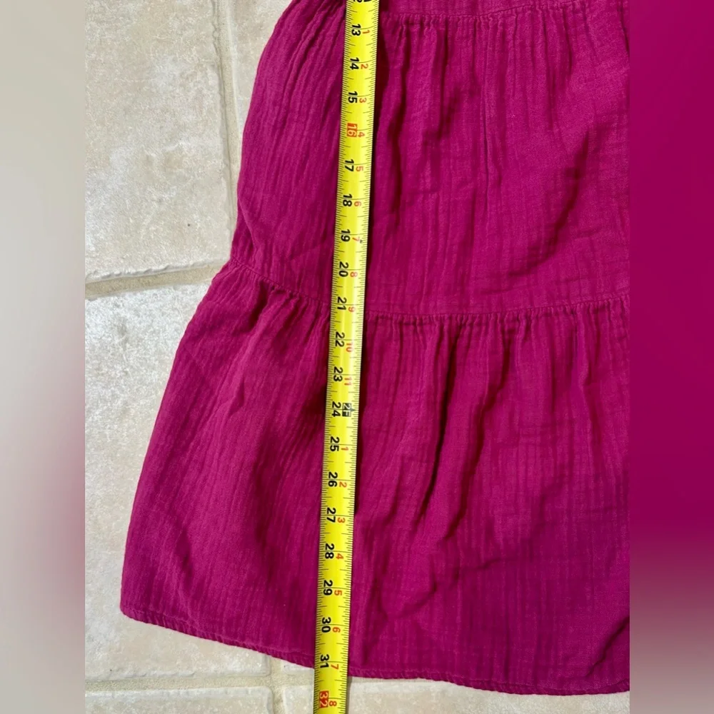 Old Navy Vintage Boysenberry Mini Dress Ruffled Puff Sleeves Y2K Cottagecore XS